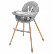 Krzesełka do karmienia - Krzesełko do karmienia Baby Mix Freja wooden dark grey - miniaturka - grafika 1