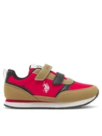 Buty dla chłopców - U.S. Polo Assn. Sneakersy NOBIK012A Czerwony - miniaturka - grafika 1