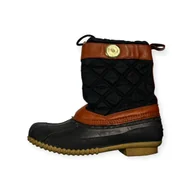 Botki damskie - Klasyczne botki damskie TOMMY HILFIGER 37 - miniaturka - grafika 1