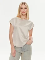 Bluzki damskie - Vero Moda Bluzka Merle 10305151 Écru Regular Fit - miniaturka - grafika 1