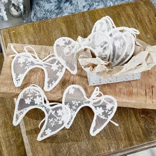 Anielskie skrzydło, zestaw 6 szt. Salomo - Ozdoby bożonarodzeniowe - miniaturka - grafika 1