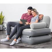 Meble turystyczne - Bestway Sofa Materac Dmuchany Do Spania 188x152x64 - miniaturka - grafika 1