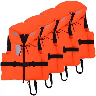 vidaXL Kamizelka asekuracyjna, 4 szt., 100 N, 60-70 kg vidaXL - Żeglarstwo - miniaturka - grafika 1