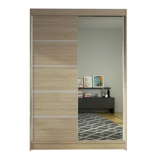 Szafa z drzwiami przesuwnymi Lino III, Dąb Sonoma - Szafy - miniaturka - grafika 1