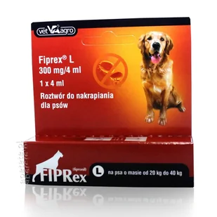 Fiprex Spot-On L (Psy 20-40Kg) 1 Pipeta - Artykuły przeciw pasożytom - miniaturka - grafika 2