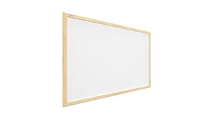 Tablica korkowa biały kolor korka (rama drewniana) 60x40 cm - Tablice i flipcharty - miniaturka - grafika 1