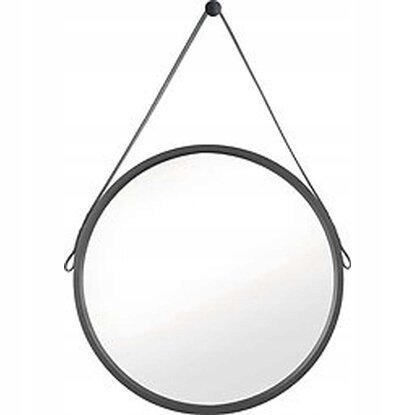 BALIV Lustro ścienne ROUND 78 czarne