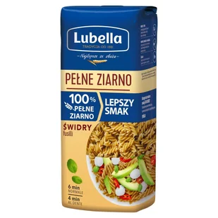 Lubella PEŁNE ZIARNO FUSILLI MAKARON ŚWIDRY 400 G 35989953 - Makaron - miniaturka - grafika 1