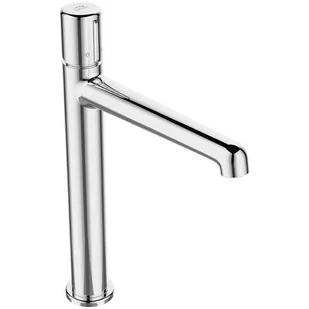 Laveo Bateria umywalkowa nablatowa klik-klak chrom PRETTO - Baterie umywalkowe - miniaturka - grafika 1