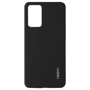 Oryginalne etui do Oppo Reno 6 Półsztywne Miękkie w dotyku Matowe wykończenie Oppo czarne - Etui i futerały do telefonów - miniaturka - grafika 1