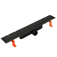 Odpływy liniowe - Odpływ Liniowy Real 90 Czarny - miniaturka - grafika 1