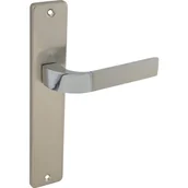 Klamki - Klamka do drzwi wewnętrznych z długim szyldem Frida Nikiel/chrom - miniaturka - grafika 1