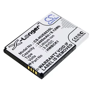 Cameron Sino Huawei 601HW HWBCK1 2400mAh 9.12Wh Li-Ion 3.8V Cameron Sino) CS-HUE603SL - Ładowarki i akumulatory - miniaturka - grafika 1