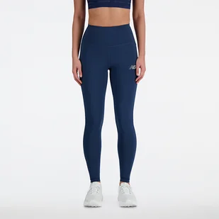 Legginsy damskie New Balance WP41237NNY  granatowe - Spodnie sportowe damskie - miniaturka - grafika 1