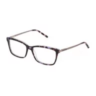 Okulary przeciwsłoneczne - Escada Damskie okulary przeciwsłoneczne Vesc85, Shiny Havana/Violet, UK 44, Błyszcząca Hawana/fioletowa - miniaturka - grafika 1