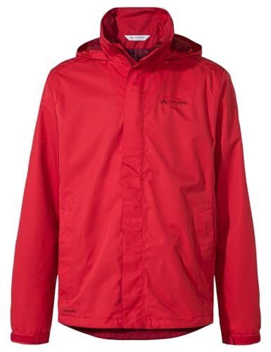 VAUDE Męska kurtka przeciwdeszczowa Escape Light, wodoszczelna kurtka outdoorowa, oddychająca kurtka wiatrówka z kapturem, chroniąca klimat kurtka turystyczna