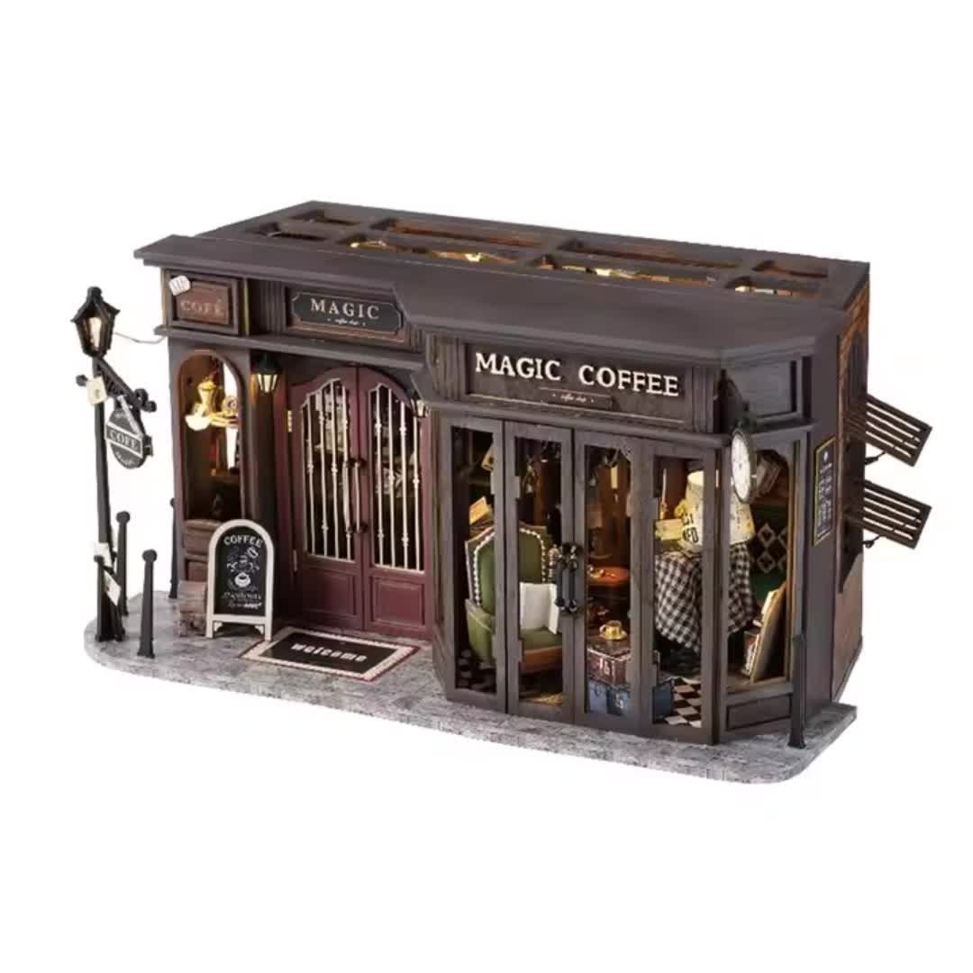 DIY Miniaturowy Domek - Magic Coffee Shop Cutebee
