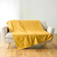 Narzuty - Żółta narzuta 220x240 cm Lucile – douceur d'intérieur - miniaturka - grafika 1