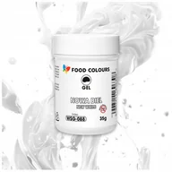 Dodatki do ciast w proszku - BARWNIK SPOŻYWCZY W ŻELU KOLOR BIAŁY JADALNY W SŁOICZKU 35g - miniaturka - grafika 1