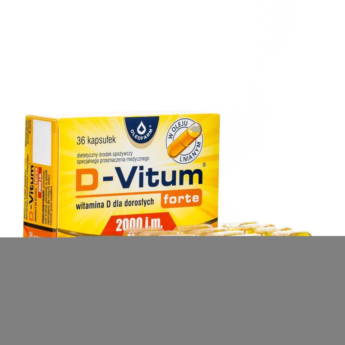 Oleofarm D-Vitum Forte 2000 36 szt.