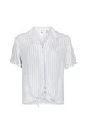 Koszule damskie - O'Neill Damska koszula tkana Cali Bluzy z krótkim rękawem, 35080 niebieski Ao, L/XL (2 sztuki) - miniaturka - grafika 1