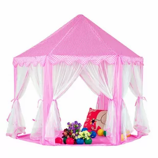 Namiot dla Dzieci do Domu Ogrodu Zamek Domek 140cm - Namioty i tipi dla dzieci - miniaturka - grafika 1