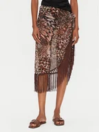 Spódnice - Guess Spódnica midi E5GZ01 WH4T2 Brązowy Regular Fit - miniaturka - grafika 1