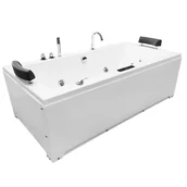 Wanny z hydromasażem - Mazur Bath&Spa Wanna z hydromasażem spa prostokątna 180x92 cm MO-1658 - miniaturka - grafika 1