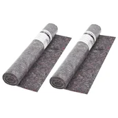 Podnóżki, podpórki, podkładki - vidaXL Filcowa mata malarska, antypoślizgowa, 2x50 m, 180 g/m, szara vidaXL - miniaturka - grafika 1