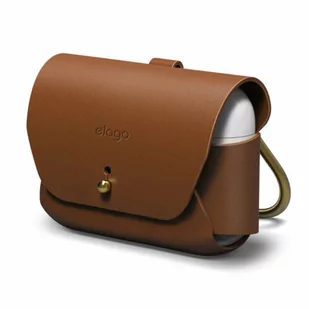 ELAGO Skórzane Etui Case na AirPods Pro 2 i AirPods Pro, Brązowy - Inne akcesoria audio-wideo - miniaturka - grafika 1