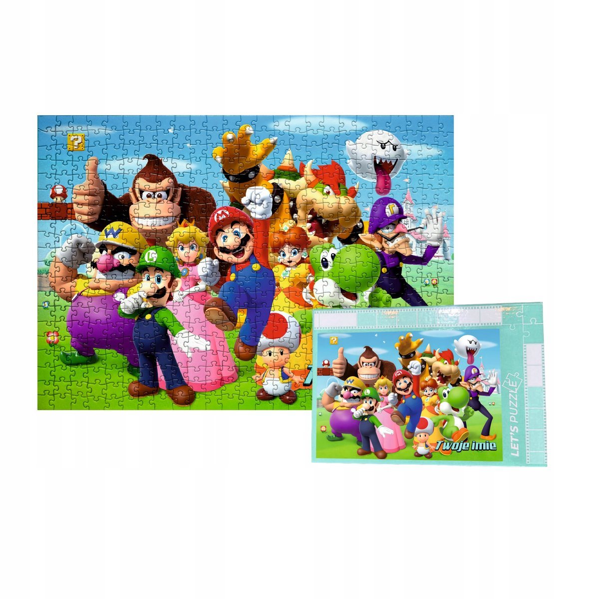Personalizowane Puzzle Super Mario 500 el. - różne wzory