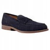 Półbuty męskie - Półbuty Tommy Hilfiger Hilfiger Suede Loafer M FM0FM02867 44 - miniaturka - grafika 1