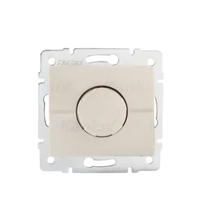 Kanlux Ściemniacz obrotowy 500W - z filtrem LOGI 02-1160-103 kr 25142 - Wyłączniki światła i elektryczne - miniaturka - grafika 1