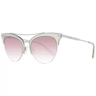 Okulary przeciwsłoneczne - DSquared DQ0252 5620F Dsquared2 okulary przeciwsłoneczne Dq0252 20F 56 Cateye okulary przeciwsłoneczne 53, srebrne, szary (Grigio), 56 - miniaturka - grafika 1