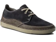 Półbuty męskie - Clarks, Półbuty męskie, Clarks Gosler Edge, granatowy, rozmiar 40 - miniaturka - grafika 1