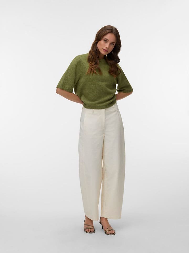Vero Moda Sweter w kolorze oliwkowym