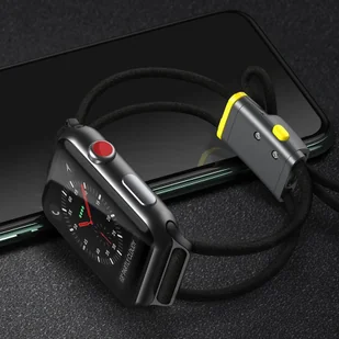 Baseus pasek opaska bransoleta do Apple Watch 42 mm / 44 mm czarny (LBAPWA4-BGY) - Akcesoria do smartwatchy - miniaturka - grafika 13
