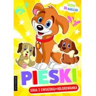 Kolorowanki, wyklejanki - Pieski Kolorowanka Nowa - miniaturka - grafika 1