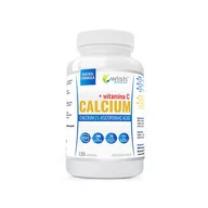 Witaminy i minerały dla sportowców - Wish Pharmaceutical Pharmaceutical Calcium + Vitamin C 120 Kapsułek - miniaturka - grafika 1
