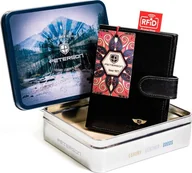 Portfele - Peterson Klasyczny portfel męski z sekcją na karty Peterson NoSize - miniaturka - grafika 1