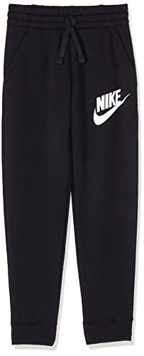 Nike Unisex Dzieci B Nsw Spodnie Club Flc Hbr Spodnie sportowe czarny/czarny/(biały) Small