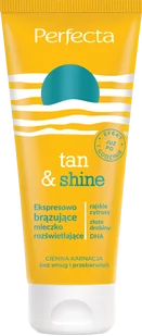 Perfecta Sunny - Mleczko brązująco-rozświetlające express 200 ml - Balsamy i kremy do ciała - miniaturka - grafika 1