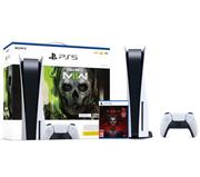 Konsole Playstation - Sony PlayStation 5 z napędem + Call of Duty Modern Warfare II + Diablo IV - miniaturka - grafika 1