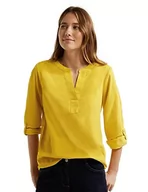 Bluzki damskie - Cecil Sztruksowa bluzka, złoty żółty, XL - miniaturka - grafika 1