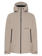 Kurtki i kamizelki sportowe męskie - Didriksons Kurtka funkcyjna "Basil" w kolorze szarobrązowym - miniaturka - grafika 1