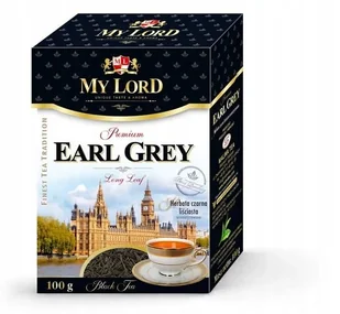 ﻿My Lord Earl Grey Herbata czarna liść 100g - Herbata - miniaturka - grafika 1