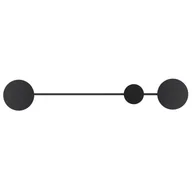 Lampy ścienne - Kinkiet lampa ścienna designerska CLEX - 2 LED CZARNA 86 CM - MW1133-86 - Setp Into Design - miniaturka - grafika 1