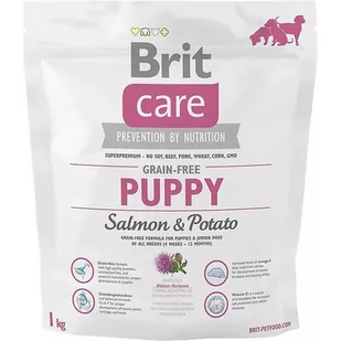 Brit Care Grain-Free Puppy Salmon&Potato 1 kg - Sucha karma dla psów - miniaturka - grafika 1