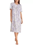 Piżamy damskie - CALIDA Damska koszula nocna z miękkiej bawełny, Twilight Purple, rozmiar uniwersalny - miniaturka - grafika 1