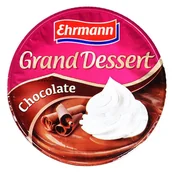 Kefiry, jogurty, maślanki - Ehrmann - Deser mleczny o smaku czekoladowym z bitą śmietanką - miniaturka - grafika 1